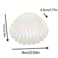 thumbnail image 2 of 10pcs Sea Shell Party Favors – Ocean-Themed Jewelry Boxes for Birthday, Beach & Under the Sea Parties – Lightweight Durable Plastic Treat Containers for Kids, Teachers, Event Planners, 2 of 7