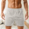 thumbnail image 2 of Mens Pajama Shorts Mens Sleep Shorts Mens Underwear Boxers Lounge Soft Comfy Pj Bottom Sleeping Pants Breathable Summer Sleepwear Beige L, 2 of 5