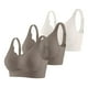 thumbnail image 1 of Brasier conjunto de 3 Piezas de Sujetador Deportivo sin Costuras y Cómodo para Mujer, con Soporte Ajustable, para Uso En Casa, Ocio y Entrenamiento Durante Toda La Temporada. Grande, 1 of 4