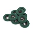 thumbnail image 1 of 1/5 / 10Pcs 4inch 100 mm Nylon Fiber Flap Pulido disco de la rueda 180 Grit for Angle Grinder for Madera Metal Buffing, 1 of 5