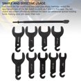 thumbnail image 4 of Clutch Fan Removal Tool Kit, Portable Pneumatic Fan Clutch Wrench Set Long Durability  for Vehicles, 4 of 7