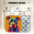 thumbnail image 2 of 4 Pack Pot Holders,Kitchen Essential, Potholder Set,Pop Art Representation Of A Pitbull, 2 of 6