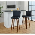 thumbnail image 6 of LumiSource Henry 30" Fixed-Height Barstool - Set of 2, 6 of 11