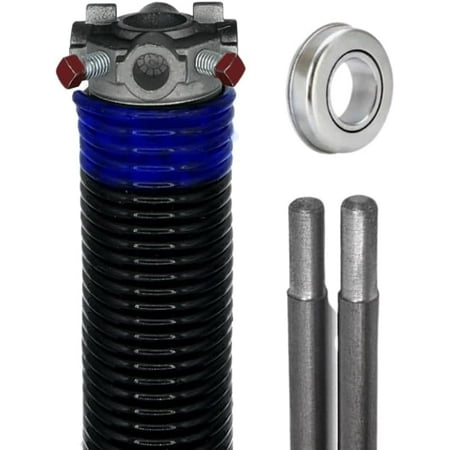 

Garage Door Torsion Spring 262X1.75X36 | Torsion For Garage Door Repair | Left Hand Wound Replacement For Right Side Of Garage Door With 1 Steel Bearing And Winding Bars (Black Cone)
