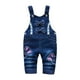 thumbnail image 1 of Odeerbi 1-5 Años Niñas Verano Denim Overalls Encaje Arco Conejo Bordado Bib En General Jeans Casual Sin Mangas Denim Romper Sudadera, 1 of 3