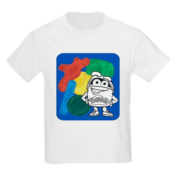 CafePress - Play Doh Can Splatter T Shirt - Light T-Shirt Kids XS-XL