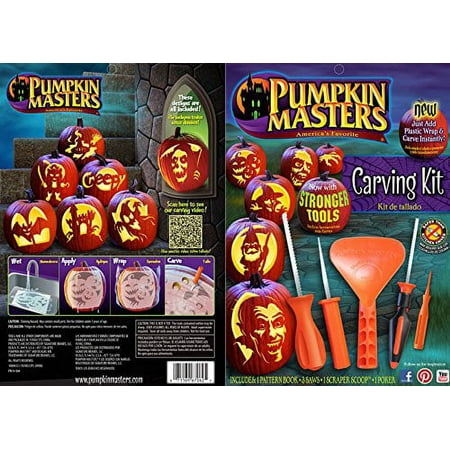 Halloween Pumpkin Masters Designs + Carving Kit Now with Stronger Tools