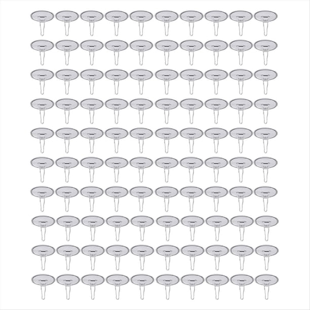 Paquete de 100 Techo Adhesivos Extraíbles para Colgar en la Pared, Disco 2 cm Decoración Festivales, Bodas y Navidad