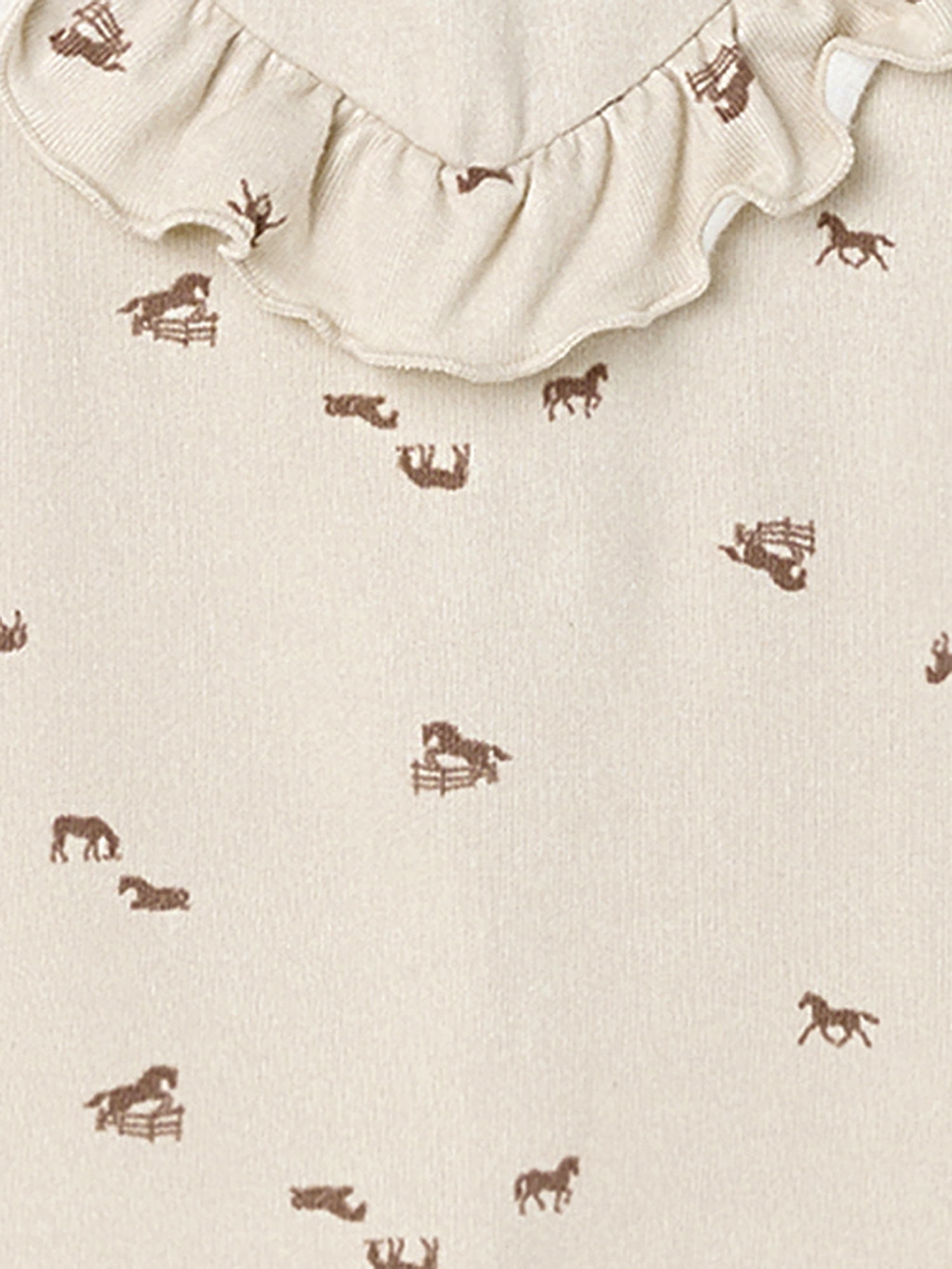 Modern Moments by Gerber Toddler Girl Ruffle Long Sleeve Top, Sizes 12M-5T