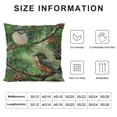 thumbnail image 5 of Dense Pine Trees Lovely Birds Throw Pillow Covers Forest Vintage Art Print Square Pillowcases for Home Decor Sofa Car Bedroom Pillow case, 5 of 5