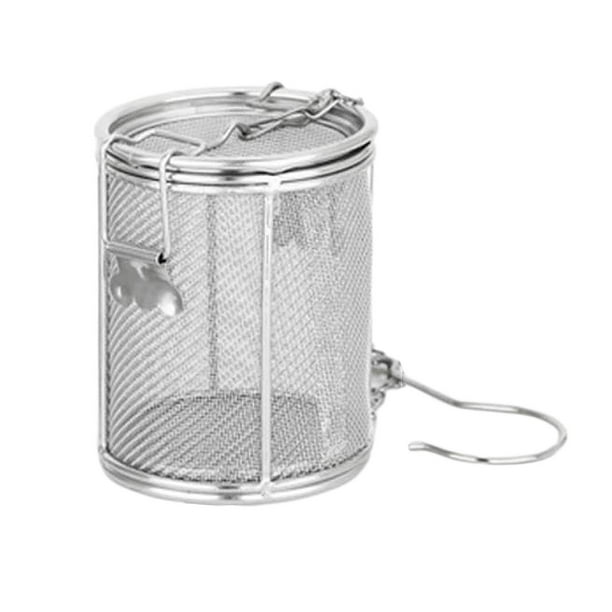 de especias reutilizable Malla fina de material acero inoxidable con de cadena Colador de té para sopa Condimento Hierbas de separación de , Los 8x10cm Sunnimix colador de especias