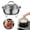 A, variant on 1 Pack Small Stainless Steel Steamer Basket, Vegetable Steamer Insert with Handle, Metal Colander Strainer for Pressure Cooker and Pots, 14x7.7 cm (A)