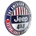 thumbnail image 3 of American Art Decor Licensed Jeep 4 X 4 Dome Metal Sign (15") - Room Decor for Bar, Man Cave, Garage, Game Room & More, 3 of 5