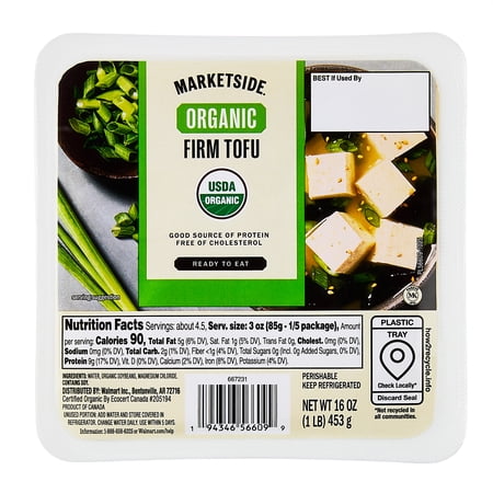 Marketside Organic Firm Tofu, 16 oz
