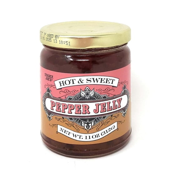 Pack of 1 Trader Joe's Hot & Sweet Pepper Jelly - Flavorful Spread, 11 oz