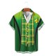 thumbnail image 2 of Camisas Hawaianas de Manga Corta de Algodón Vintage Impresa de Verano Camisa de Playa con Cuello Cubano, 2 of 8