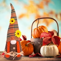 Fall Decor Wzzjkit Gnomes Plush Thanksgiving Decorations, Handmade Harvesting Season Sunflower Faceless Old Man Doll Gnome Fall Decorations for Home Thanksgiving Gifts, Fall Gnomes