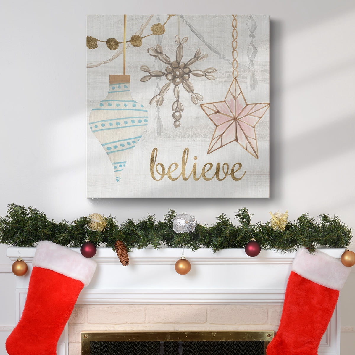 Elegant Ornaments I- Gallery Wrapped Canvas