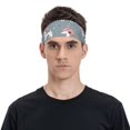 thumbnail image 4 of Uemuo Cartoon Poodle Dog Printed Sports Headbands for Men Women,Moisture Wicking Workout Headband, Sweatband Headbands,Non-slip Workout Gym Yoga Headband, 4 of 9