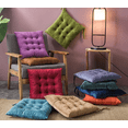 thumbnail image 3 of Djiypn Chair Cushions, Outdoor/Indoor Chair Pads for Dining Chairs 1 Pack, Soft Seat Cushions for Kitchen, Dining Room, Office, Patio Chairs, 15.5"x15.5"x2.75", Khaki, 3 of 8
