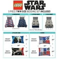 thumbnail image 4 of Lego Star Wars Kids Twin Bed in a Bag, Comforter and Sheets, Gray, 4 of 6