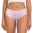 thumbnail image 1 of Fotbe Ribbon Bow Calzones Estampados para Mujer – Ropa Interior de Algodón, Cómoda, Suave y Elástica-Small, 1 of 6