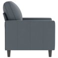 thumbnail image 2 of vidaXL Fauteuil de Salon Gris Foncé 60 cm Velours, 2 of 5