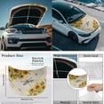thumbnail image 4 of Yuyamidu Dragonfly Hood Cover for Cars Sedans Sunflower Auto Side View Mirror Covers Elastic Car Front Hood Cover Protector with Side Mirror Covers Set of 3 Daily Automobile Decor, 4 of 7