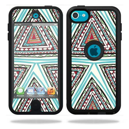 Mightyskins Protective Vinyl Skin Decal Cover for OtterBox Defender Apple iPod Touch 5G 5th Generation Case wrap sticker skins Aztec
