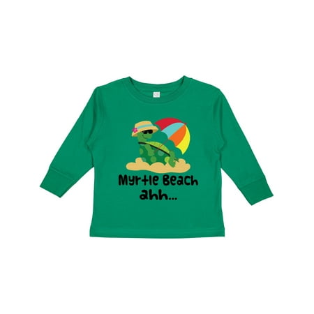 

Inktastic Myrtle Beach South Carolina Gift Toddler Boy or Toddler Girl Long Sleeve T-Shirt