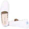 thumbnail image 4 of Women's Toms Recycled Cotton Alpargata Espadrille Pumps in White, 4 of 6