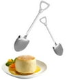 thumbnail image 1 of Coofit 2PCS Coffee Spoon Stainless Steel Shovel Shape Sugar Spoon Dessert Spoon, 1 of 8