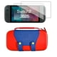 thumbnail image 1 of YUOY Estuche para Nintendo Switch 2 - Denim Rojo, Protección Acolchada, 1 of 6