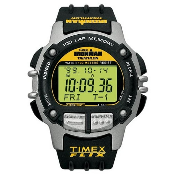 timex ironman 100 lap memory