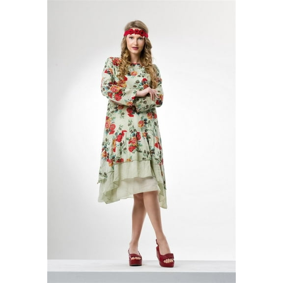 Layered Long Sleeve Dress