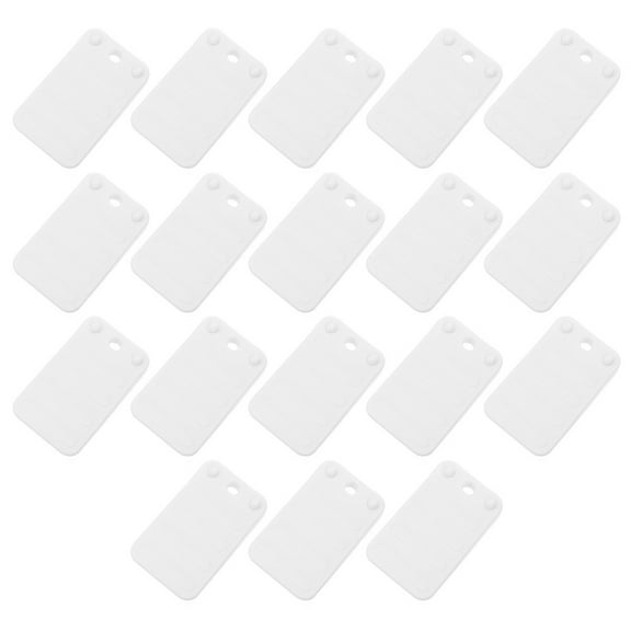 White Furniture Shims Made of Strong ABS Material for Home Use 18pcs Leveling Shims