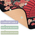 thumbnail image 3 of CURLYOOT Japanese Flower Rug for Living Room Bedroom, 4x6 Ft Washable Area Rug, Non Slip Rugs for Entryway, Large Carpet for Indoor Dining Room, 3 of 7
