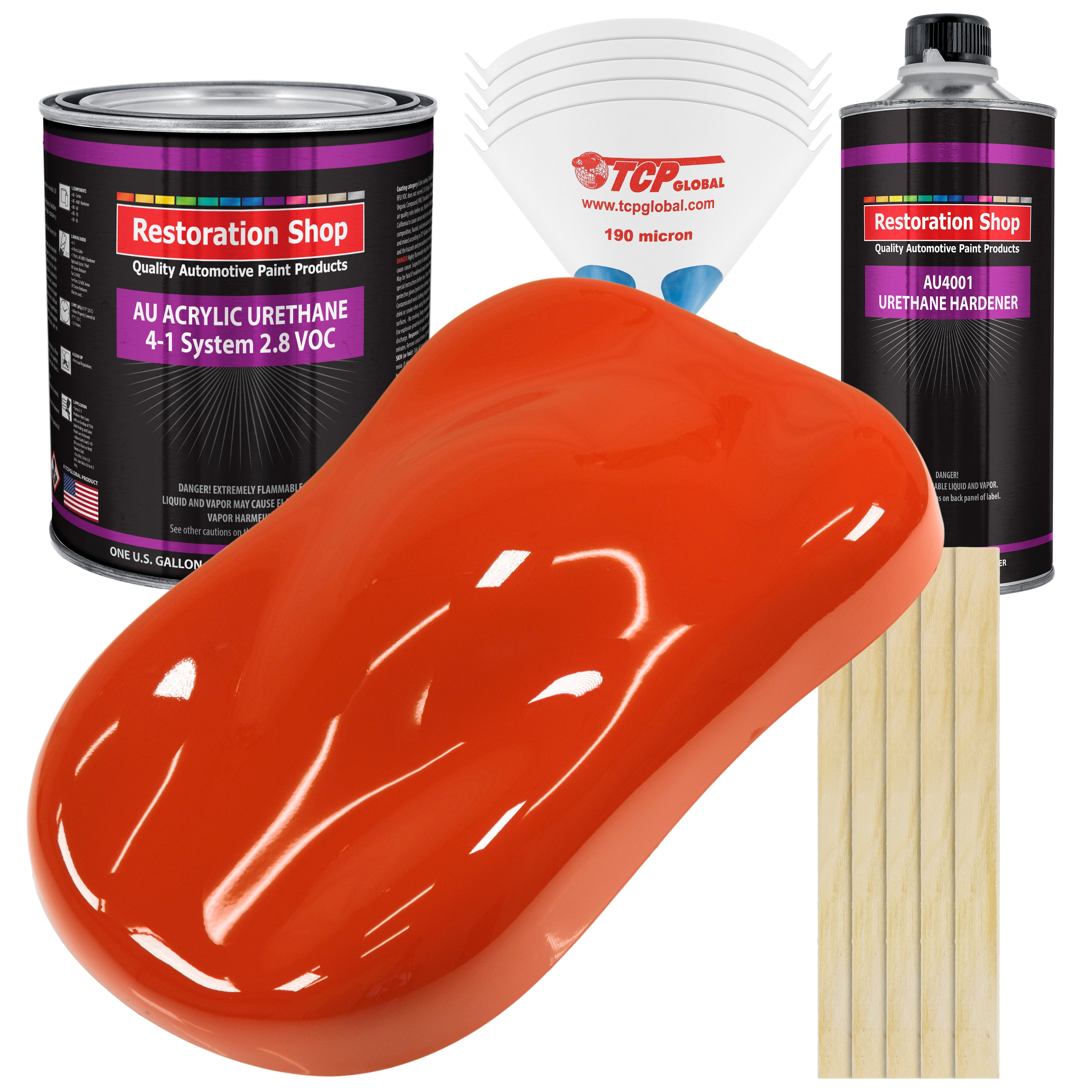 Restoration Shop Tractor Red Acrylic Urethane Auto Paint Complete