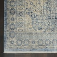 thumbnail image 4 of Nourison Silken Weave Floral Blue/Ivory 10' x 13'4" Area Rug, (10x13), 4 of 8