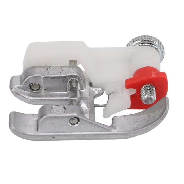 Adjustable Blind Hem Foot, Premium Plastic Snap On Blind Hem Foot Snap On Easy Installation Stainless Steel Sturdy Durable for Repair for for Sewing