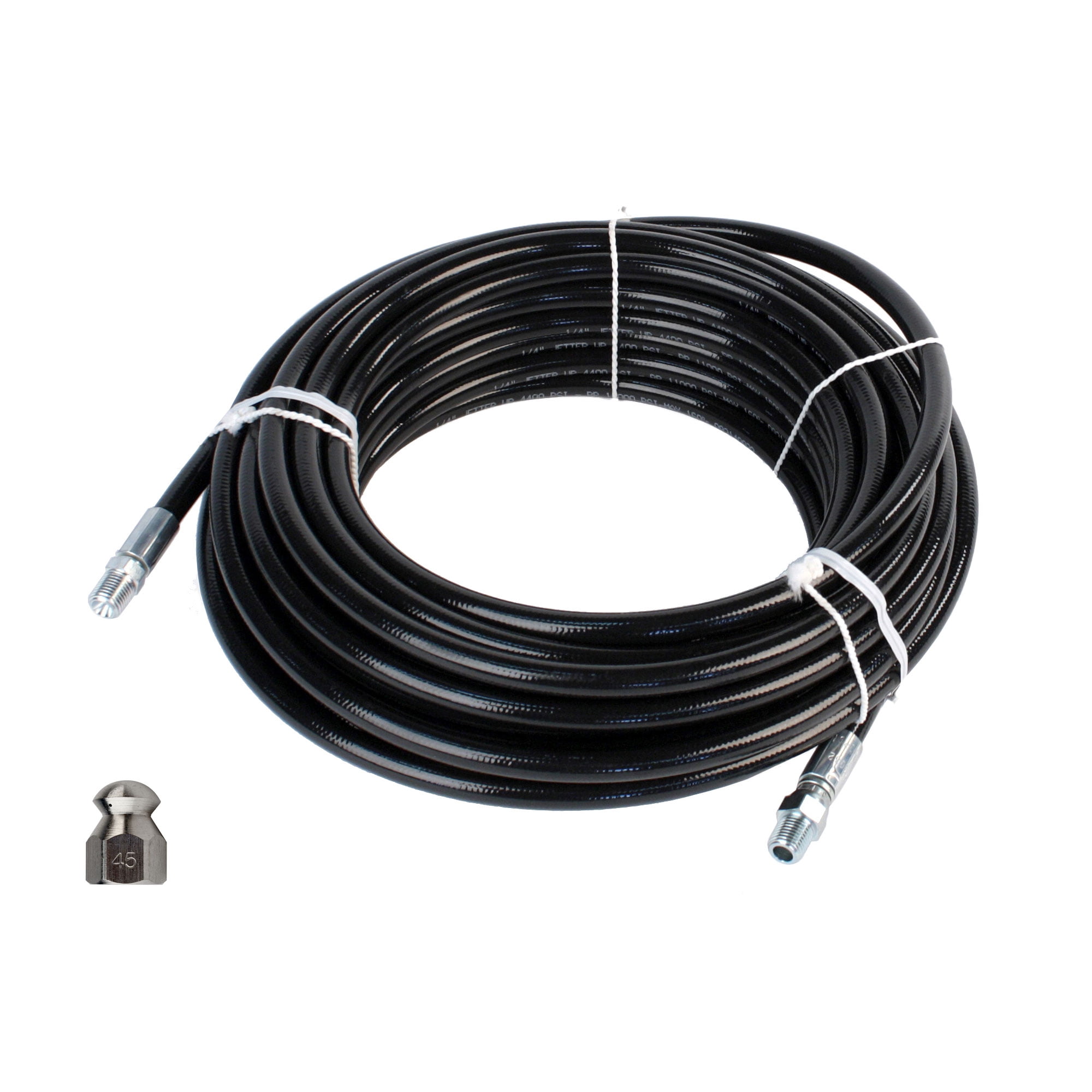Sewer Jetter Hose 4400 PSI \u0026 4 Thruster 