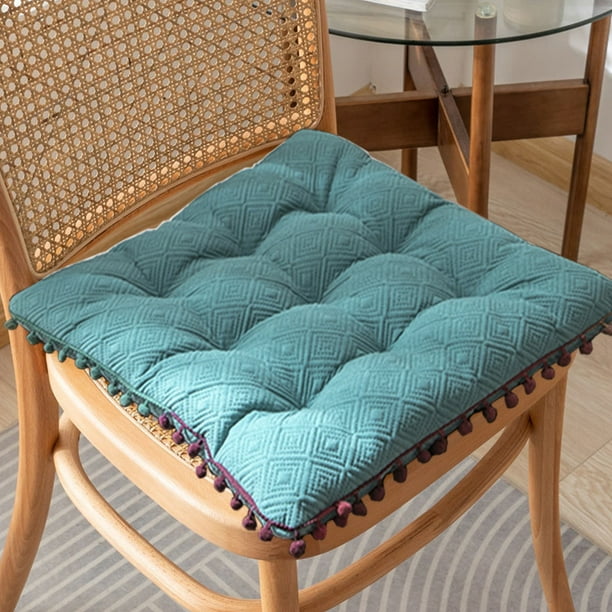 XWSHYW Juegos de Colchas y Cobertores Cojín de Silla Sólido Cojín de Asiento Súper Suave, Cómodo y Transpirable, Fácil de Transportar, Adecuado para Cocina, Comedor, Sala de Estar, Dormitorio