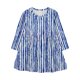 thumbnail image 5 of Odeerbi Niñas Gradient Striped A-Line Vestido de Manga Larga Skater Vestido Retro Vintage Stretchy Escuela Recital Twirly Vestido, 5 of 5