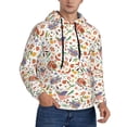 thumbnail image 2 of Balery BBQ Party1 Pattern Mens Hoodie Kangaroo Pocket Hoodie Pullover Hooded Sweatshirt Ideal for Daily Wear Travel and Home-Large, 2 of 7