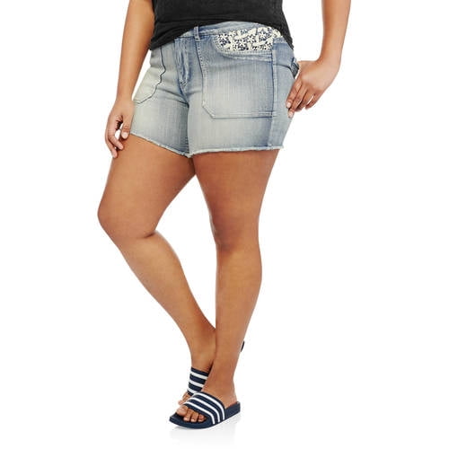 faded glory blue jean shorts