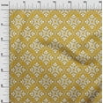 thumbnail image 3 of oneOone Georgette Viscose Yellow Fabric Block Sewing Craft Projects Fabric Prints By Yard 42 Inch Wide, 3 of 6