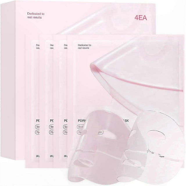 Pink Gel Sleeping Mask with PDRN for Hydration, Lifting, and Anti-Aging Benefits