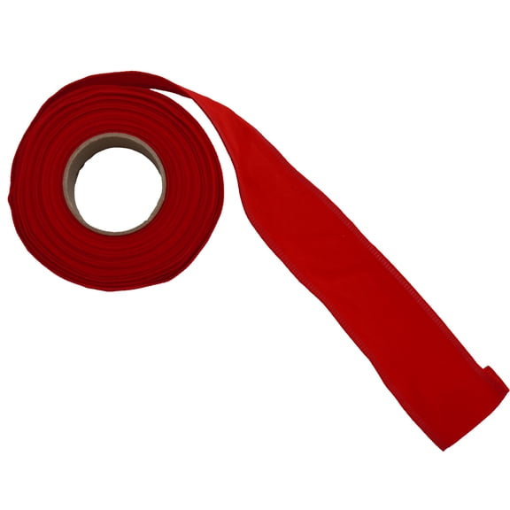 Red Velvet Christmas Ribbon, 1.5" x 18', by Holiday Time