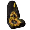 thumbnail image 2 of POLERO 1 Pack Car Seat Towel Cover with Sunflower Guitar, Easy Install, Sweatproof Terry Cloth Protector Compatible with Van Truck Car Interior, 2 of 7