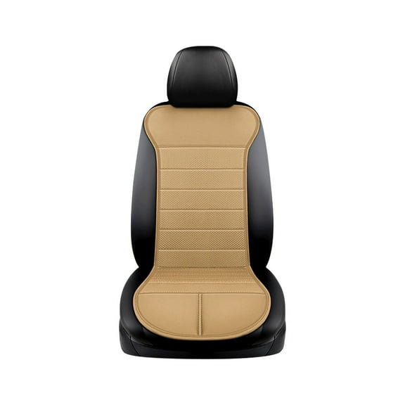 Vest Car Heated Cushion - PU Leather, 12v/24v, Fast Heating (30s), for Winter/Driving, Back/ Warmth